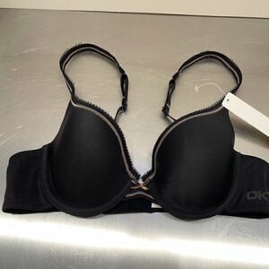 DKNY BLACK/MINERAL LE BELLE NOUVELL T-SHIRT DEMI